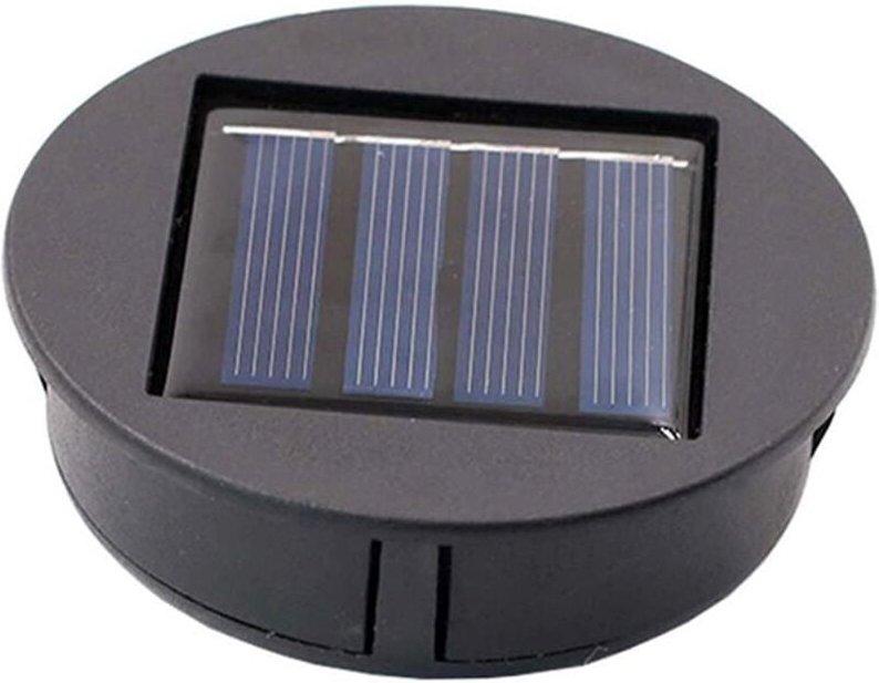 Solarlaternen-Oberteil, Ersatz-Solarlicht für Laterne, Solarpanel-Lichtabdeckung mit LED-Glühbirne, DIY-Solarlaterne für...