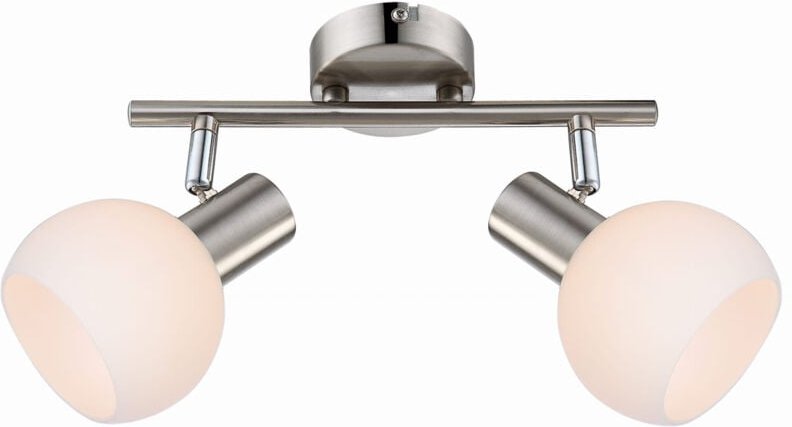 Candellux MAURO silberne Deckenleuchte mit Fernbedienung und RGB-Leuchtmittel