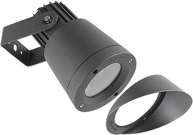 Ledkia - Leds-C4 Hubble&Gu5.3 Technopolymer - 1 Licht Außenstrahler Schwarz IP65, GU10