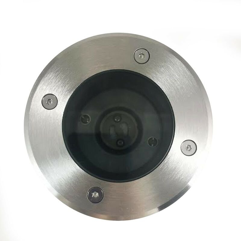 Europalamp - 6er- Bodeneinbaustrahler Rund Edelstahl 304 Eterieur IP65 GU10