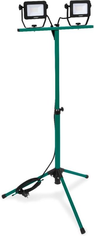 LED-Arbeitsleuchte 2x 20W - 3200 Lumen - Höhenverstellbares Stativ - Dreh- und schwenkbar