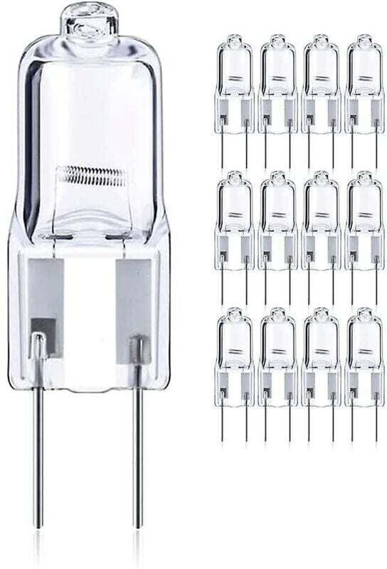 GMDOG 12 Stück 50 W Gy6,35/G6,35 Halogen dimmbar, Bi-Pin-Sockel 12 V T4 G6,35 820 lm