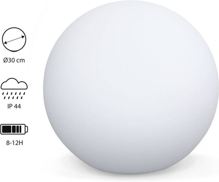 sweeek - LED-Kugel - Dekorative Leuchtkugel, mit Fernbedienung - Ø40 cm