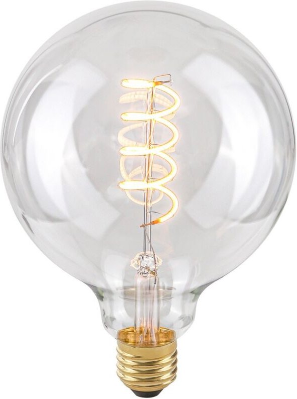 LED Retro Glühbirne E27 4W 2200K G125 Spirale Klar 801503 G125 Italux
