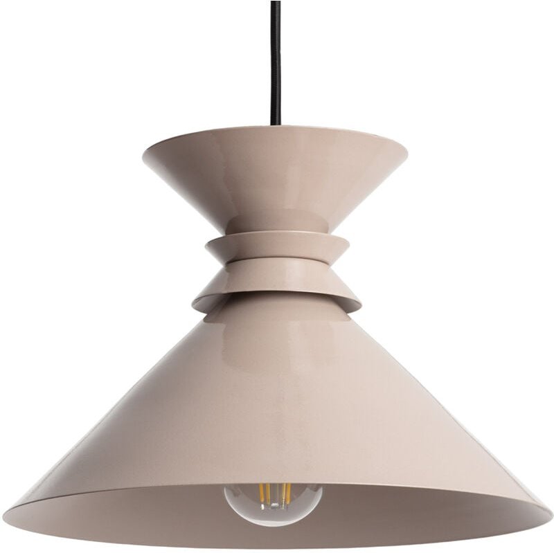 Thumbnail - Efectoled - led Pendelleuchte aus Metall Rattota Beige