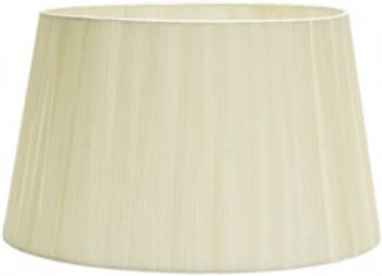 Fabrilamp - 157512015 Laura Lampenschirm E27 Beige 20dx15dx12h Offen Konisch