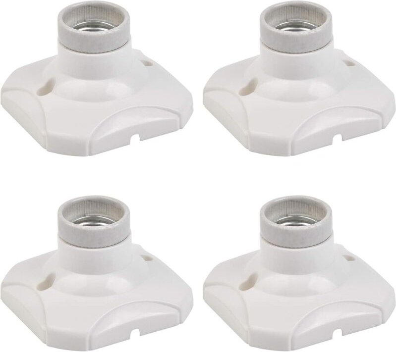 E27 LED-Lampenfassung, E27 Lampenhalter, E27 Wandfassung, E27 Sockel mit Halterung für Flure, Treppenhäuser, Schlafzimme...