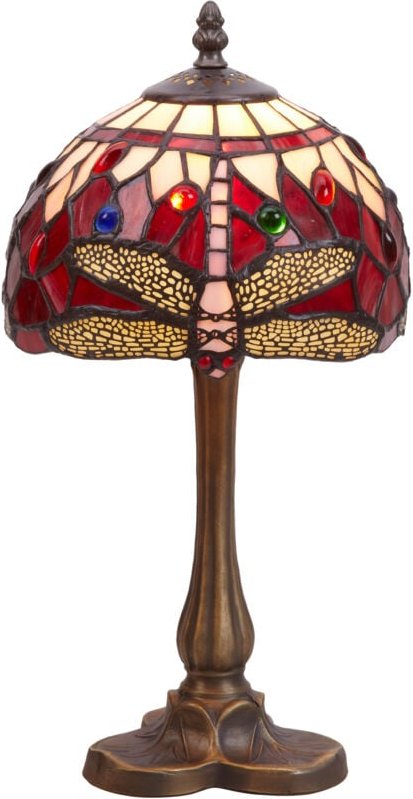 Tischleuchte Durchmesser 20 cm Belle Rouge Serie