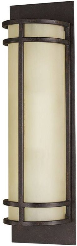 Fusion - 2 Licht Innenwandleuchte Bronze, E27 - Elstead