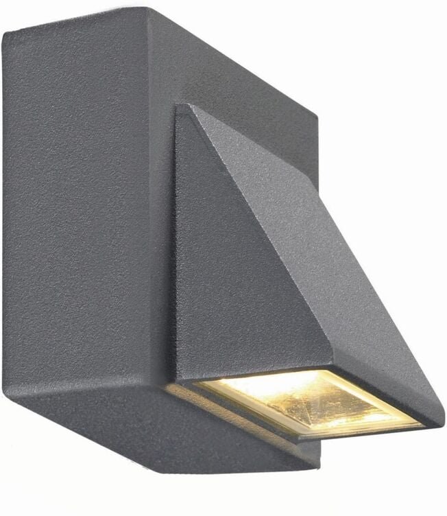 Markslojd - carina - led 1 Licht Außenwand Down Lampe Grau IP44