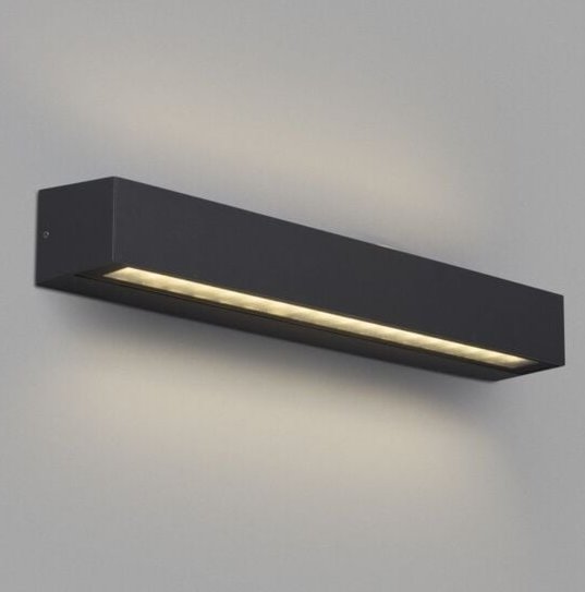 Ols Original - tabei Außenwandleuchte dunkelgrau 28w