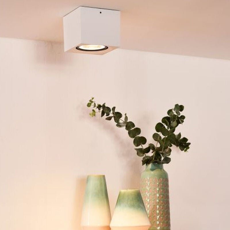 Lucide FEDLER - Deckenstrahler - LED Dim to warm - GU10 (ES111) - 1x12W 2200K/3000K - Weiß