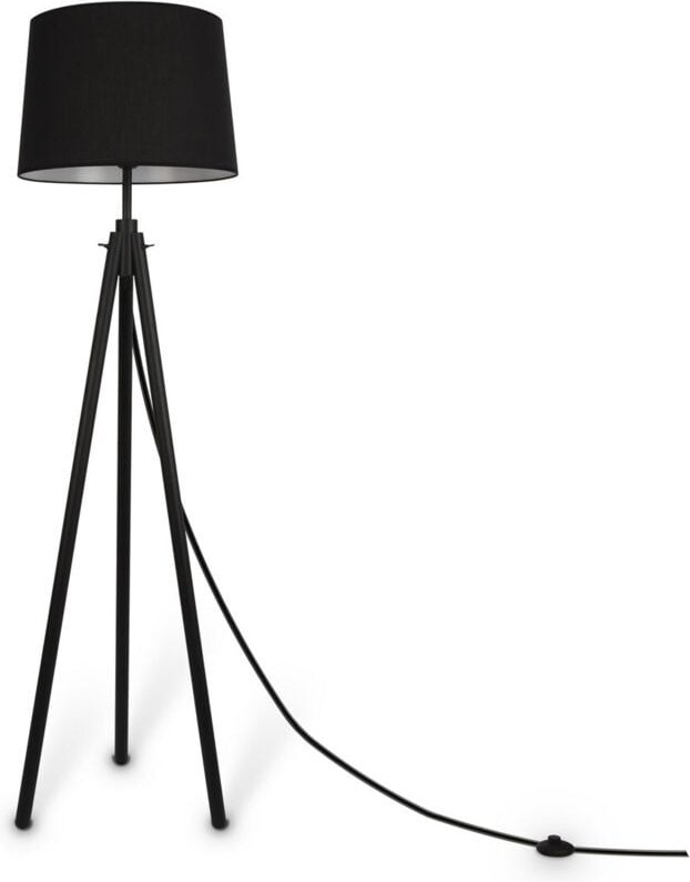 Thumbnail - Maytoni Calvin Moderne Dreibein-Stehlampe Schwarz 1xE27
