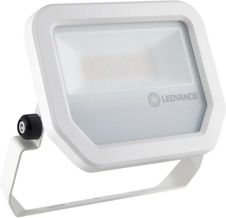 LED-Projektor "Flutlicht" (20 W, 3000 K, 2200 lm), IP65/IK07, 4,2 x 14,4 x 15,6 cm, weiße Farbe