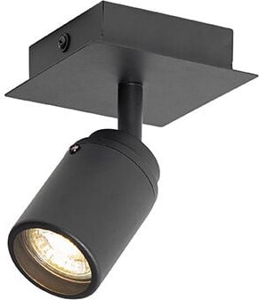 Moderner Badspot schwarz quadratisch IP44 - Ducha