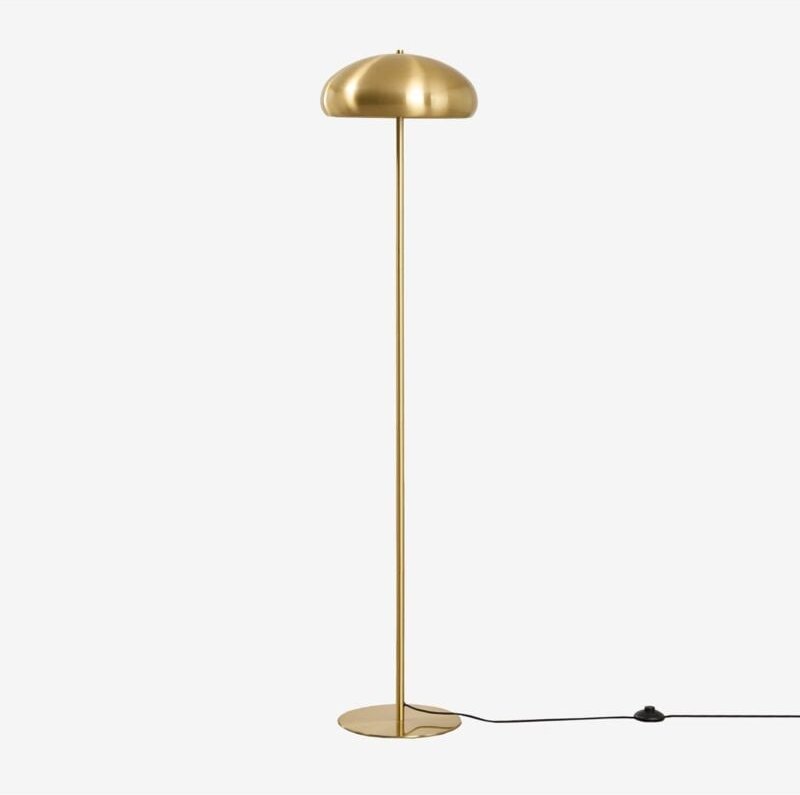 Stehlampe aus Eisen Hilma Vergoldet - Sklum