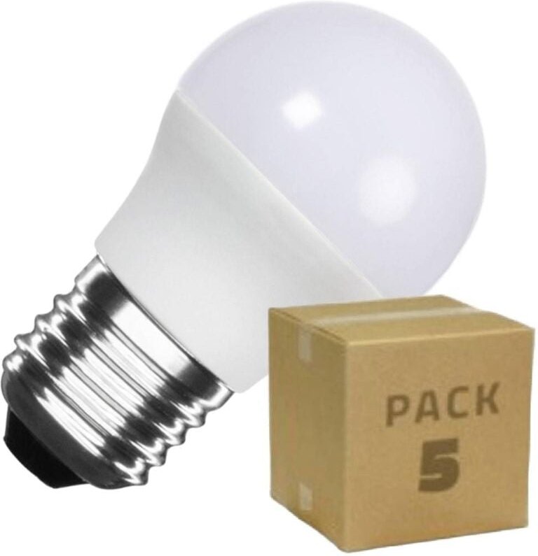 5er-Pack LED-Glühbirnen 12/24V E27 5W 400lm G45 No Flicker 3000K Warmweiß