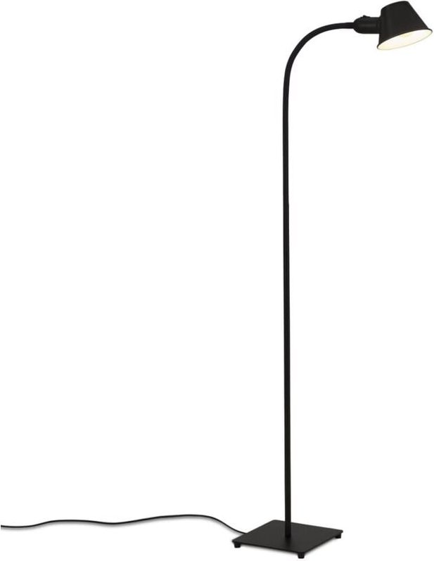 Ner Leuchten - Stehlampe flexibel, Stehleuchte verstellbar, Kippschalter, 1x E27 Fassung max. 10 Watt, inkl. Kabel, Schw...