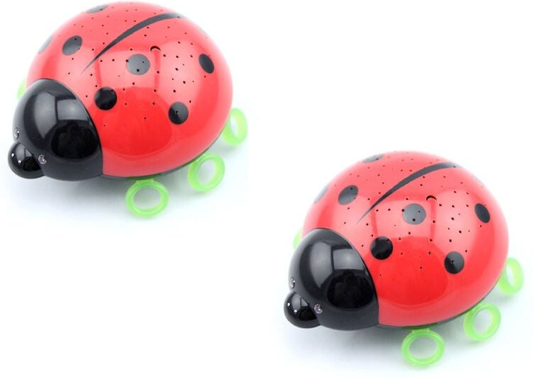 Niermann - 2er Set Nachtlicht beetlestar Sternprojektor LED-Farbwechsler Abschaltautomatik