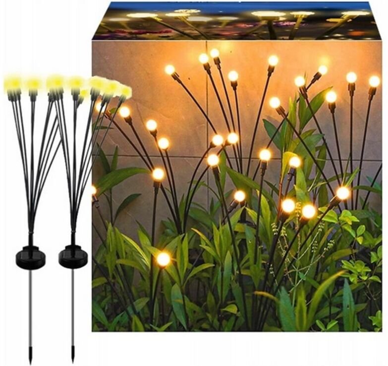 Thumbnail - Solarlampe, angetriebene Kugeln, 6 LED, Garten, DEKORATIV, für den Garten, 2 STK