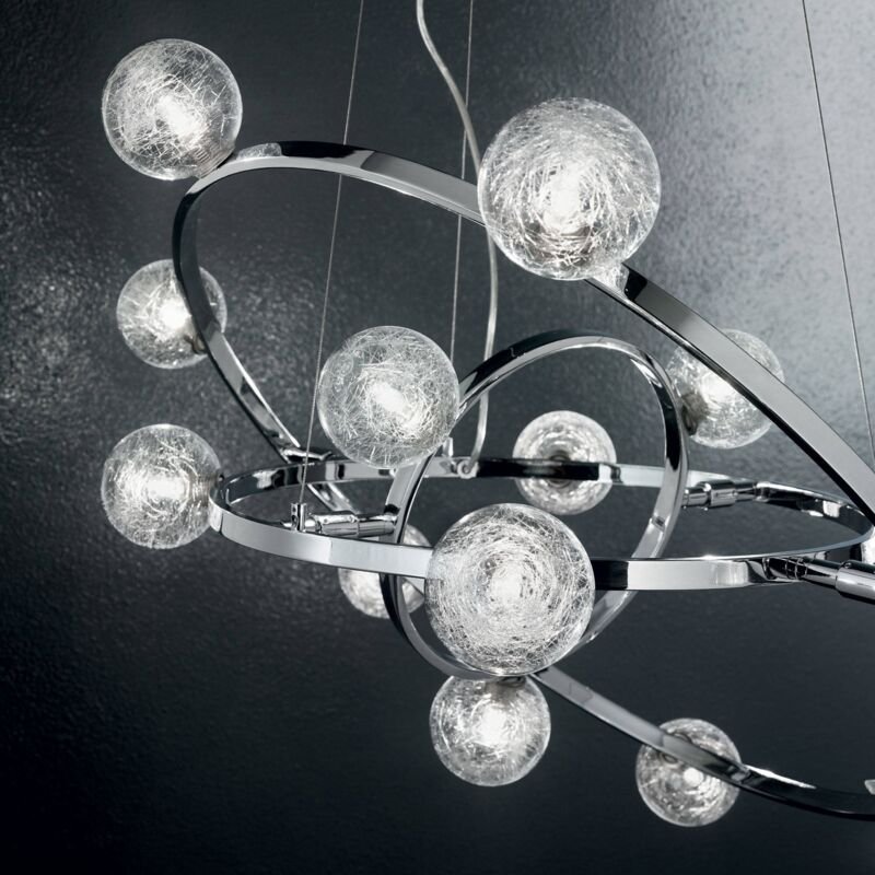 Hängelampe Godenzo, Silber 30