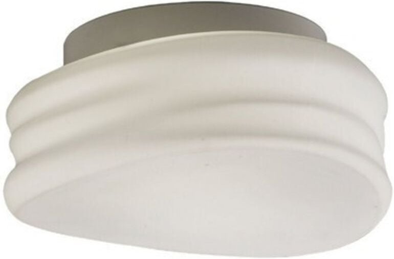 Inspired Mantra - Mediterraneo - Unterputzdecke, Wand 2 Licht GU10 Kleines, mattweißes Glas