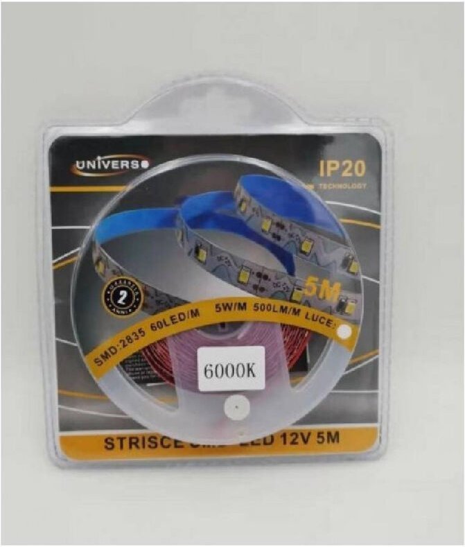 Thumbnail - Trade Shop Traesio - Trade Shop - striscia flessibile led model 5MT smd 2835 vari toni luce 2835-12V-S -