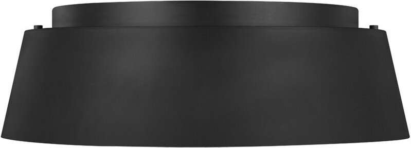 Thumbnail - Elstead - Asher 3 Light Flush Deckenleuchte, Midnight Black, E14