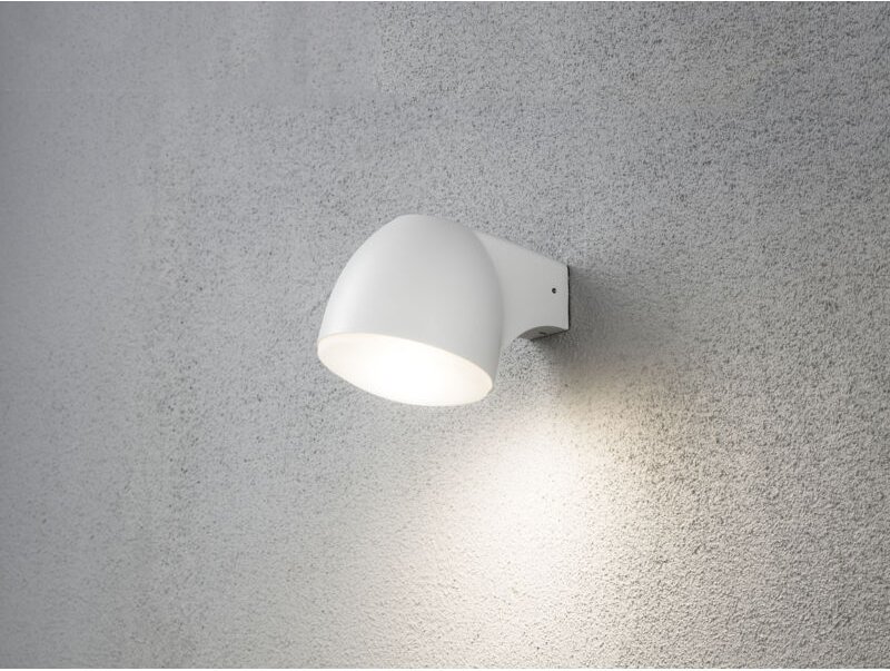 Thumbnail - Konstsmide - Außenwandleuchte Downlight ferrera Alu weiß, mit High Power led, Höhe 13cm