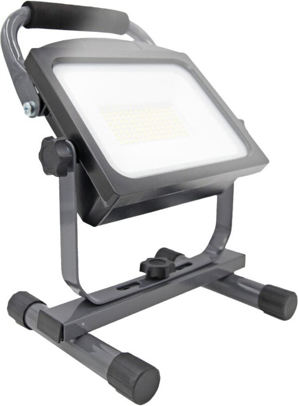 EDM - Wiederaufladbarer LED-Aluminium-Flutlichtstrahler, 50W, 2 Modi, IP44 36118