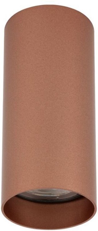 Deckenstrahler Aufputz Metall GU10 D: 5.5 cm in Kupfer Deckenleuchte