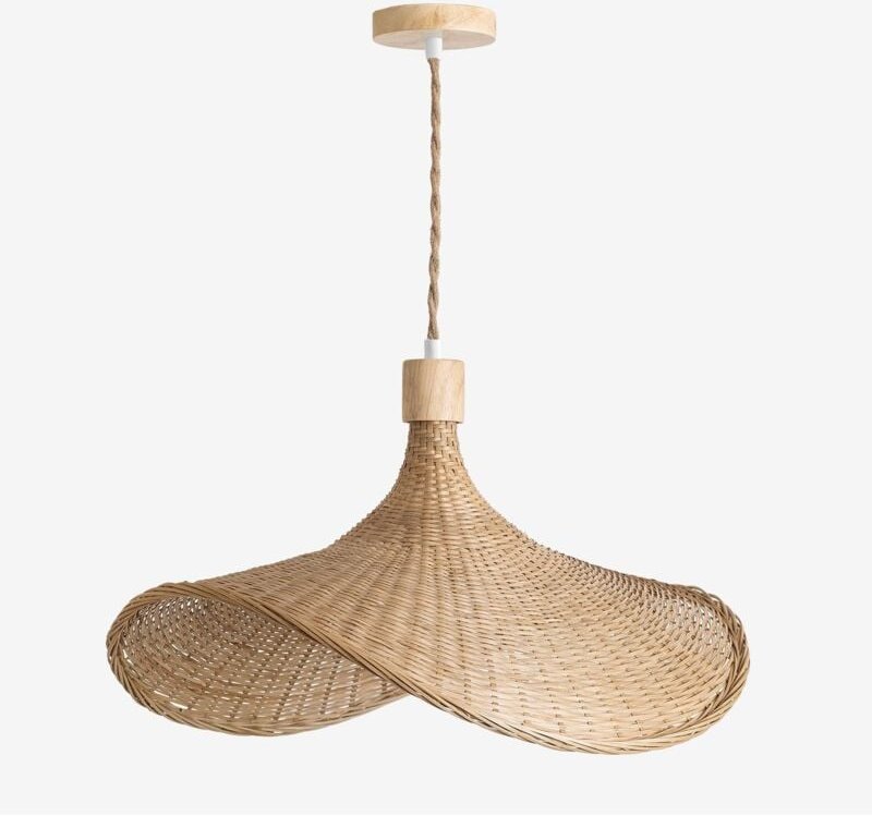 Thumbnail - Sklum - Chaifer Bambus-Deckenlampe Natürlich 55 x 45 cm a