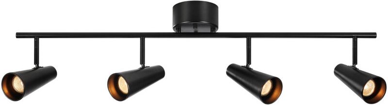Markslojd CREST Deckenstrahler Bar 4 Licht Schwarz