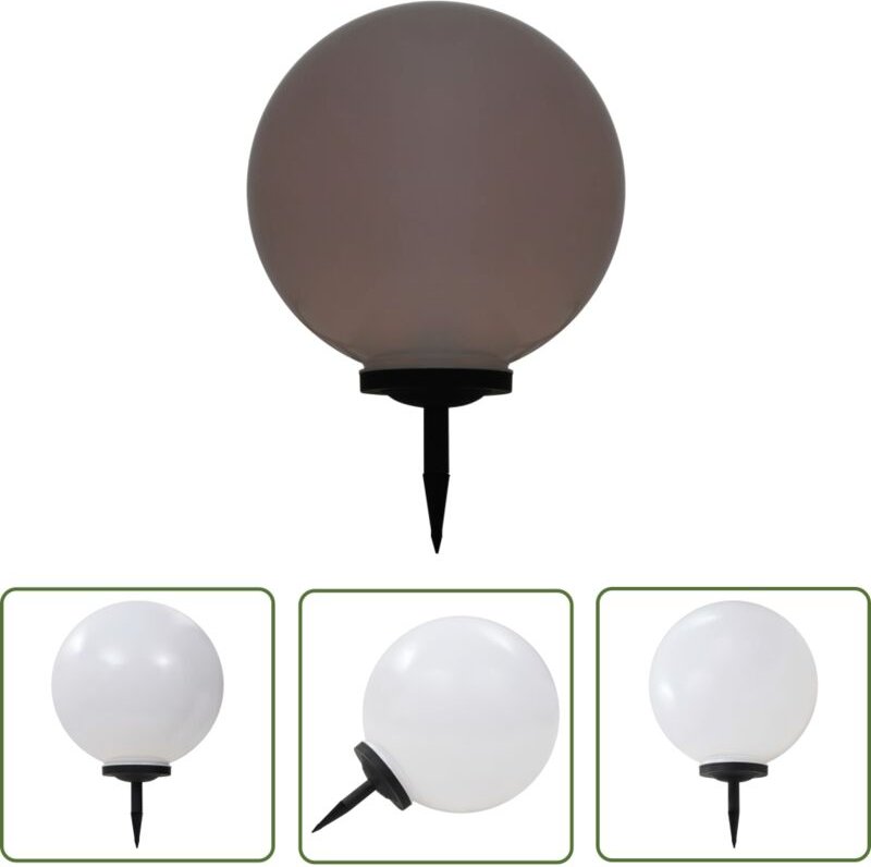 The Living Store Outdoor Solarleuchte LED Kugelförmig 50 cm RGB - Outdoor Beleuchtung - Solarleuchte - Kugelform - Garte...