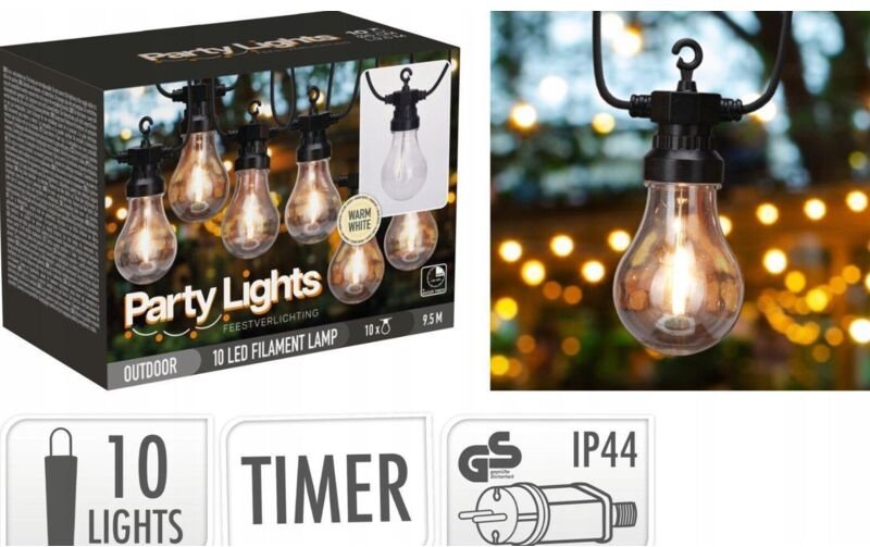 Progarden Lichterkette LED Weiß 450 cm