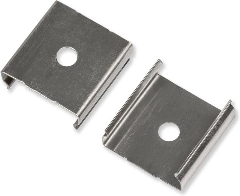 1 Paar Montageclips Halter für LED Einbau-Profil 6 x 18mm (1649, 4590)