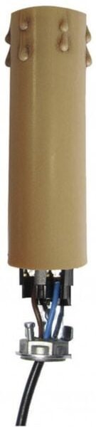 E14 TIBELEC Einbaukerze, Kunststoff, beige 60 W Centrale Brico