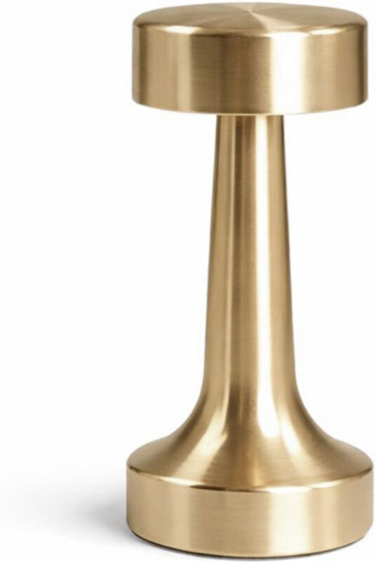 Tischlampe Kabellos Wiederaufladbar LED – Touch-Steuerung – Modernes Metall-Design – Azura Gold