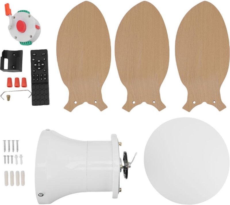 Eosnow - Deckenventilator mit leichter und abgelegener 25 Zoll 6 Geschwindigkeiten 3000 km bis 6500.000 dimmbare ruhige ...