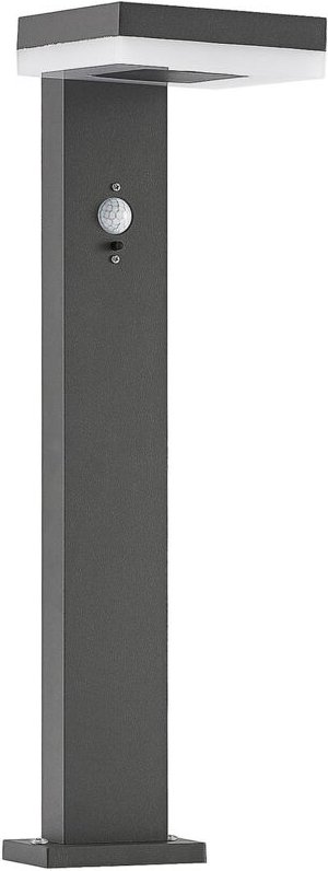 Solarleuchten "Laira" aus Aluminium mit Bewegungsmelder von Lindby