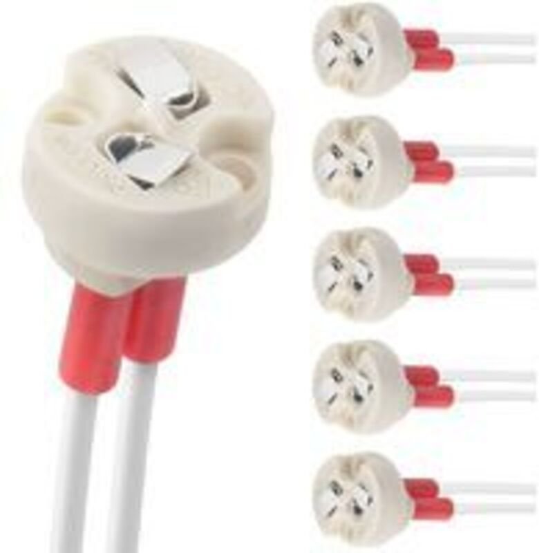 Ersandy - Bi-Pin-Sockel, G4, GU5.3, G6.35, GY6.35, GX5.3 MR16, GZ4 MR11, Halogen-Glühlampenfassung, Lampenfassung mit Ke...