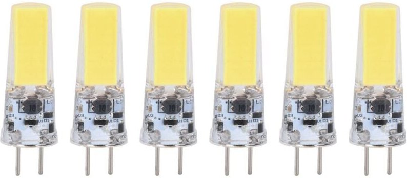 Thumbnail - Gy6.35 LED-Glühbirne, 5 W, COB-Glühbirne, 500 lm, Silikon-Deckenlampe, Glühbirne für Wohnzimmer-Kronleuchter (kaltweiß)