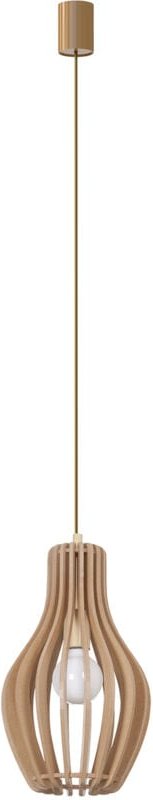 Hängelampe IKA 1 E27 Naturholz Nowodvorski 4171