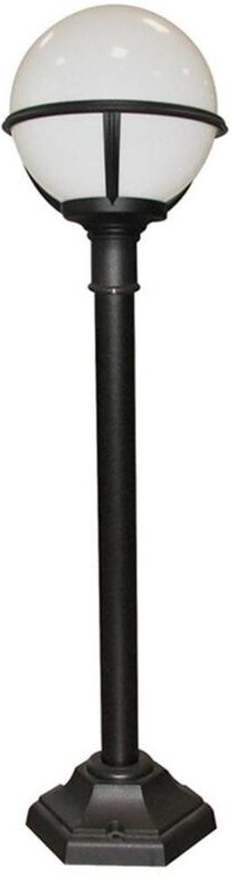 Glenbeigh - 1 leichte Pollerlaterne im Freien Schwarz IP44, E27 - Elstead