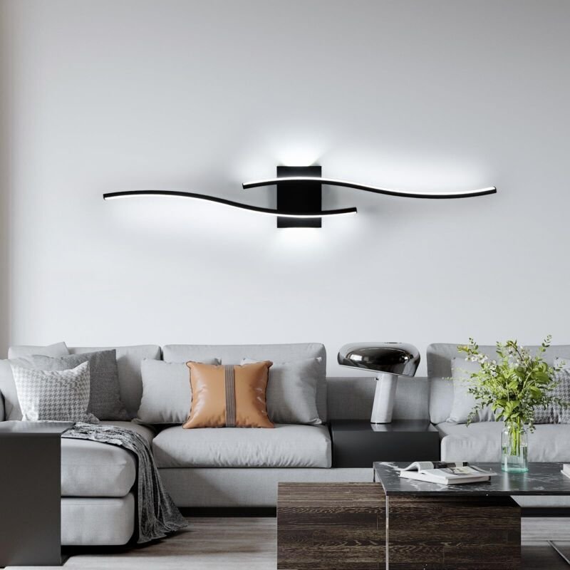 27W 3000LM LED-Wandleuchte für den Innenbereich, moderne weiße LED-Wandleuchte, warmweiße 6500K Wandleuchte für Schlafzi...