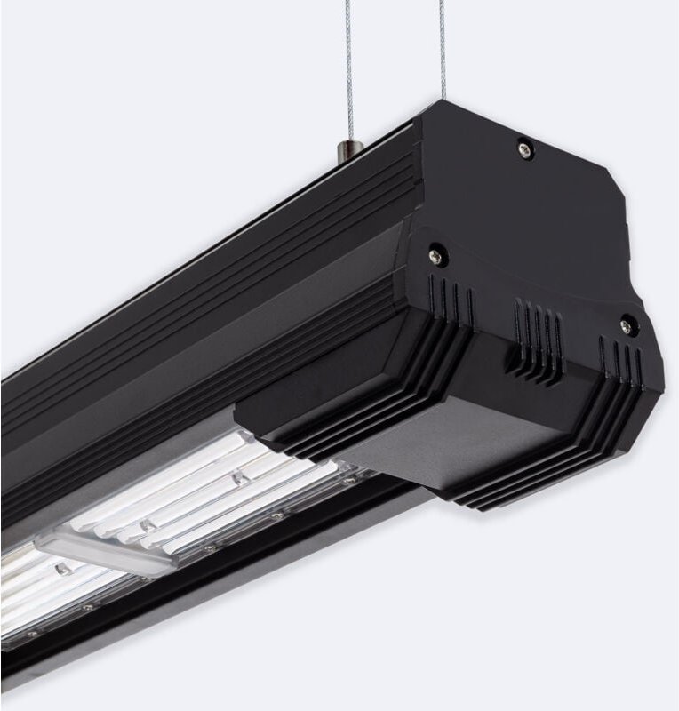 Thumbnail - LED Hallenstrahler Linear Industriell Smart Zhaga 200W IP65 160lm/W Smart Zhaga Plug and Play 5700K 120ºx60º Bewegungsse...