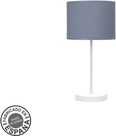 Fashion Tischlampe 1xe14 weiß/blau 42x17x17cm