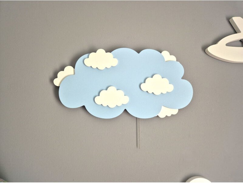 Wolken-Nachtlampe mit Wolken