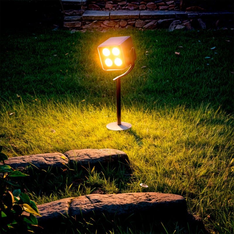 LED Strahler 11W mit Erdspieß Attex Schwarz