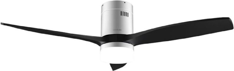 Deckenventilator mit Licht EnergySilence Aero 5600 Aqua EisenSchwarz Verbunden - Cecotec